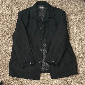 Men’s Merona Black Button-Up Coat
